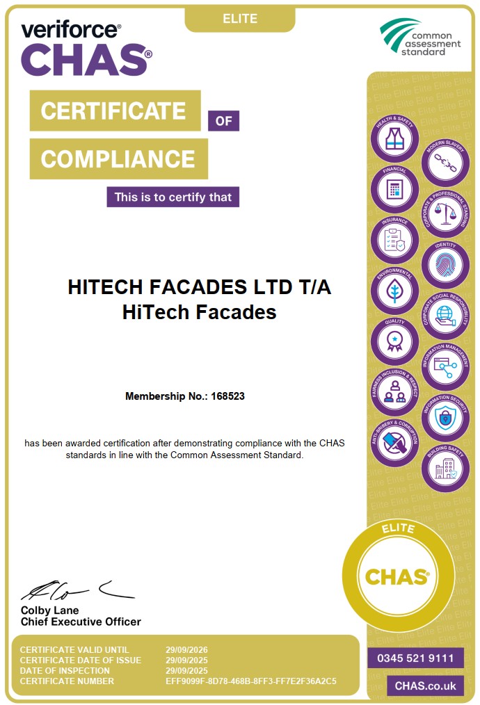 hitech facedes inspection